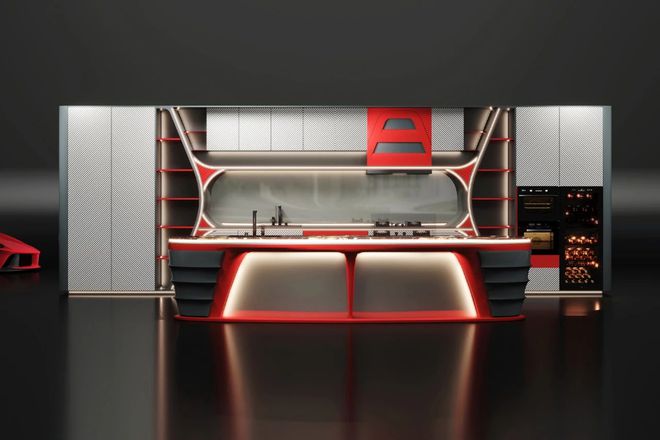 Aibetter爱贝特不锈钢厨柜高端定制法拉利系列橱柜惊艳登场(图2)